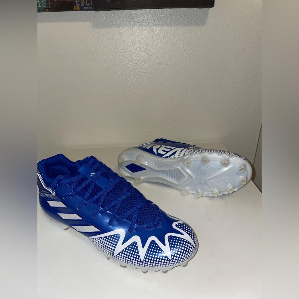 Adidas Freak 22 Team Men's 13 Football Cleats Blue White GW3423 NWOB - Picture 5 of 6
